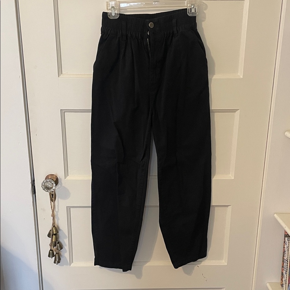 Pistola Black Elastic Waist Pants